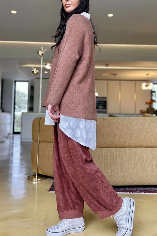 Conrad Oversized Boxy Knit Copper